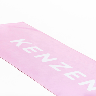 KENZEN microfiber yoga towel – Icelandic activewear brand towel for mat grip & comfort.