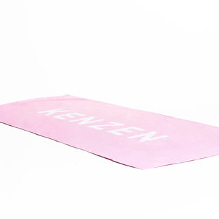 KENZEN microfiber yoga towel – Icelandic activewear brand towel for mat grip & comfort.