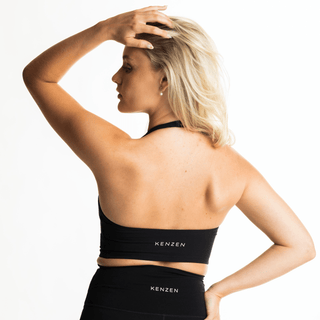 Halther Neck Sports Bra - Black