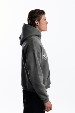 KENZEN Logo Hoodie – classic unisex hoodie with minimalist front logo and soft cotton blend.