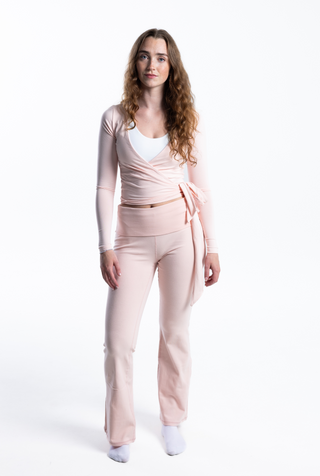 Foldover Pants - Light pink