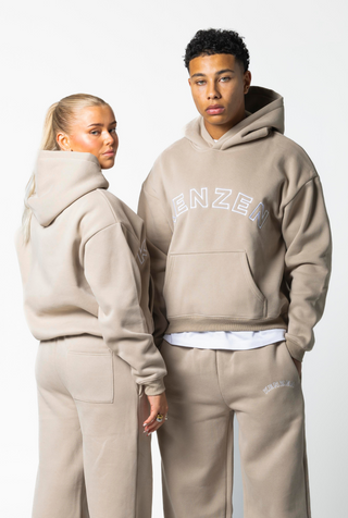 Logo Hoodie - beige