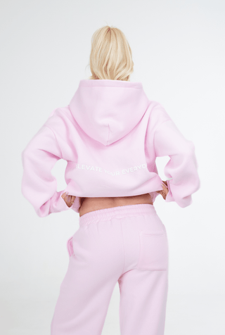 Boxy Hoodie - Baby pink