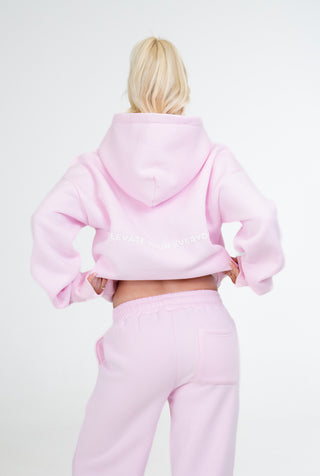Boxy Hoodie - Baby pink