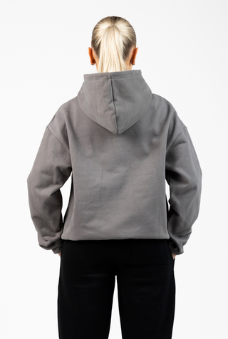 Logo Zip Hoodie - grey