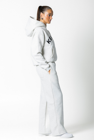 Straight Leg Sweatpants - grey