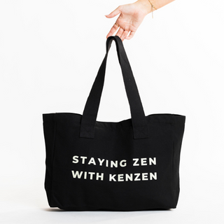 Stay Zen Tote Bag - black