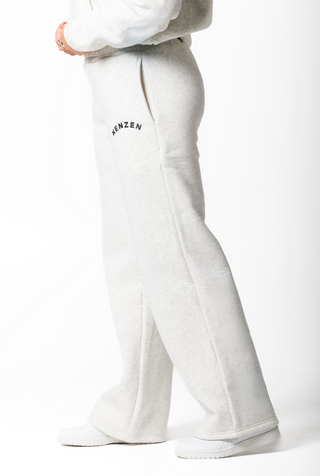 Straight Leg Sweatpants - grey