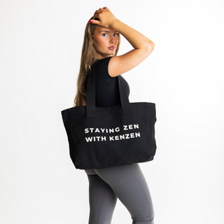 Stay Zen Tote Bag - black