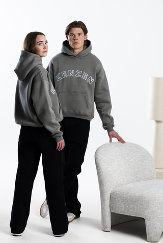 Logo Hoodie - Moss grey