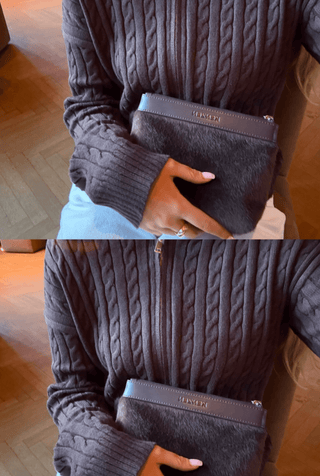 The Teddy Pouch - Chocolate