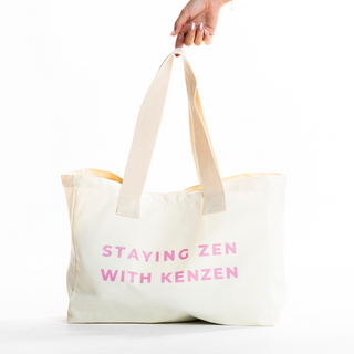 Stay Zen Tote Bag - pink