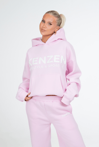 Boxy Hoodie - Baby pink
