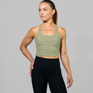 Yoga crop top - Töff og þægilegur toppur með nýrri hönnun, fullkominn til að auka yoga iðkunina þína með stíl og auðveldum hætti. Æfingar toppur