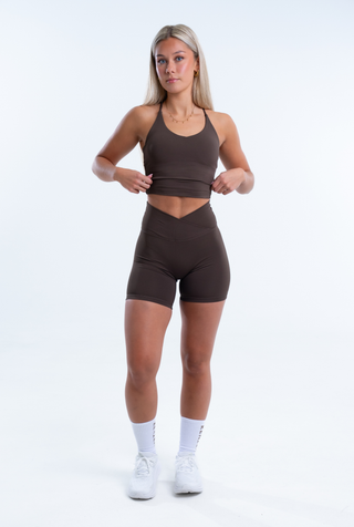 Activesculpt Wrap Shorts - Espresso