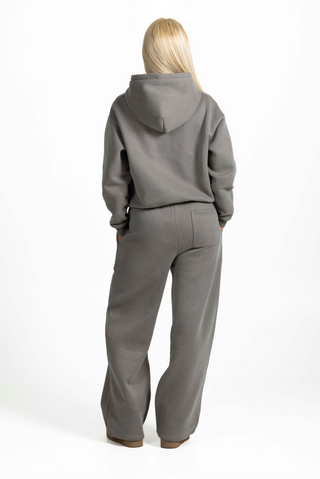 Straight Leg Sweatpants - Moss grey