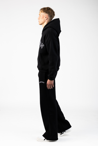 Straight Leg Sweatpants - black