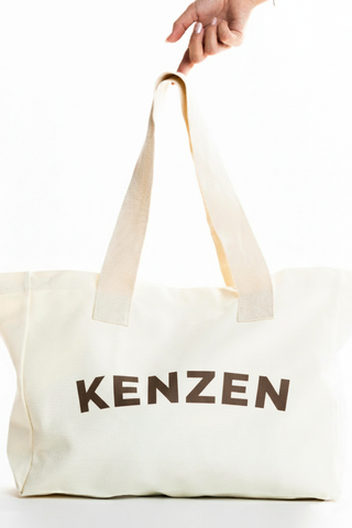 Kenzen Logo Tote Bag - Off-white