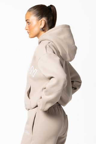 Logo Hoodie - beige