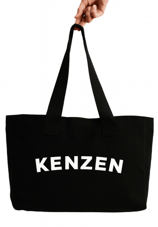 Kenzen Logo Tote Bag - Svartur